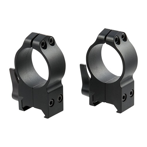 Warne 216LM Maxima 30mm QD Extra High Matte Rings - View 2