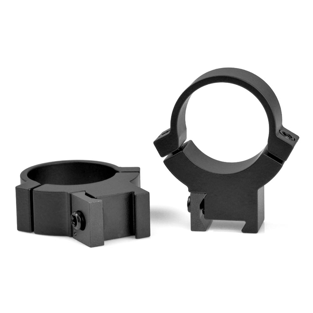 Warne 722M Maxima Rimfire High Matte 1" Scope Rings Black Steel - View 2