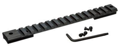 Warne M673M Remington 700 Tactical Rail Matte Black 0 MOA Short Action - View 2