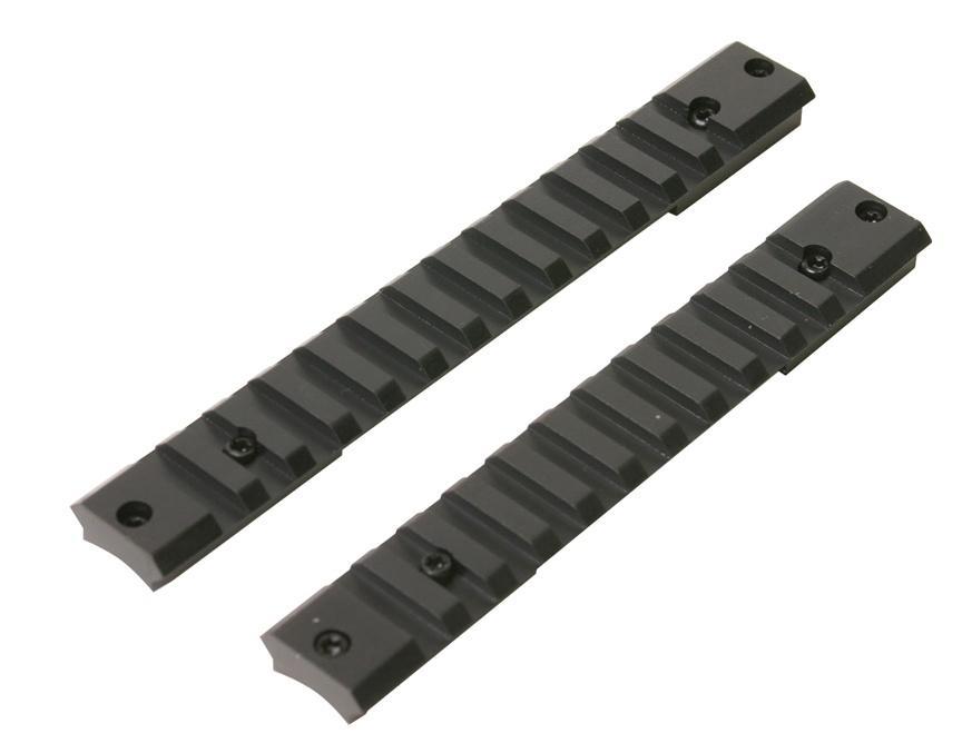 Warne M674M20MOA Remington 700 Tactical Rail Matte Black 20 MOA Steel - View 2