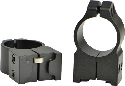 Warne 2R7M Ruger 77 Maxima Matte Black 1" High Scope Ring Set - View 2