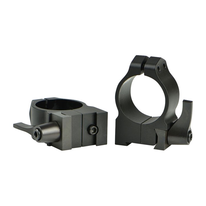 Warne 14BM CZ 550 Maxima Matte Black 30mm Medium Scope Rings - View 2