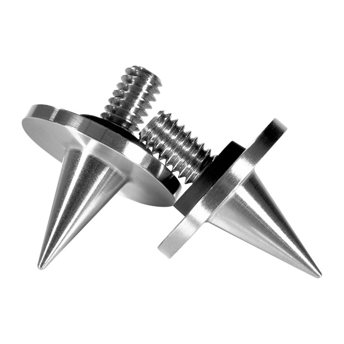 Warne 7950M Skyline Precision Bipod Spike Foot, Stainless Steel, 2-Pack - View 2