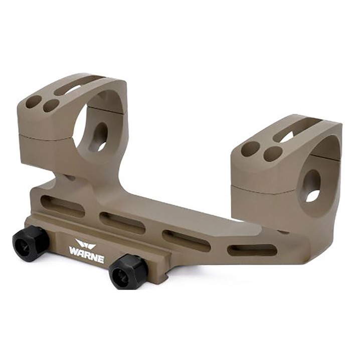 Warne X-SKEL 30mm Super High Scope Mount - 1.9" Cantilever, Dark Earth - View 2