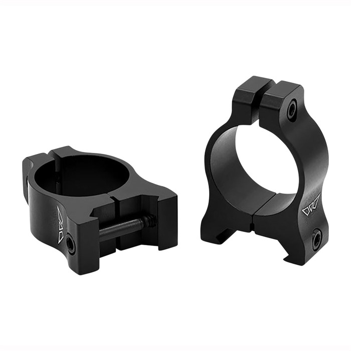 Warne V400M Vapor Scope Ring Set Matte Black Aluminum 1" Low Picatinny - View 2