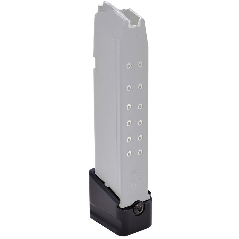 Warne 3126-W Magazine Extension +5/+4 Glock 19/23 9MM/.40 Black Matte - View 2
