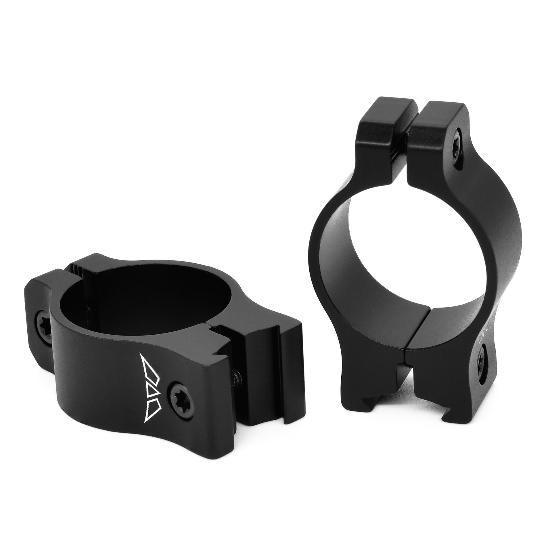 Warne V420M Vapor Rimfire Rings Matte Black 1" Low 3/8" Dovetail - View 2
