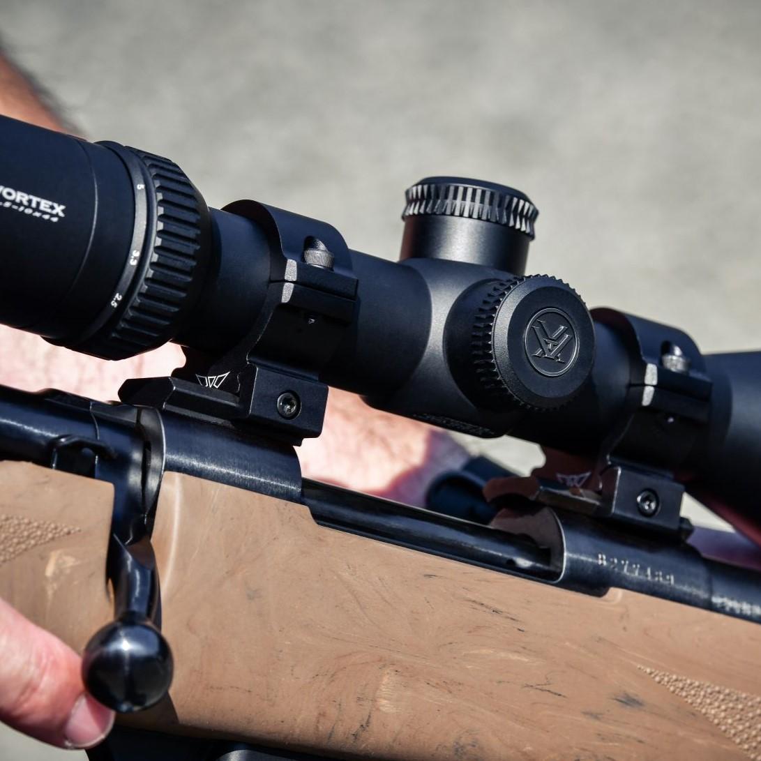 Warne Vapor Horizontal 1in Low Matte Scope Rings V600M - View 2