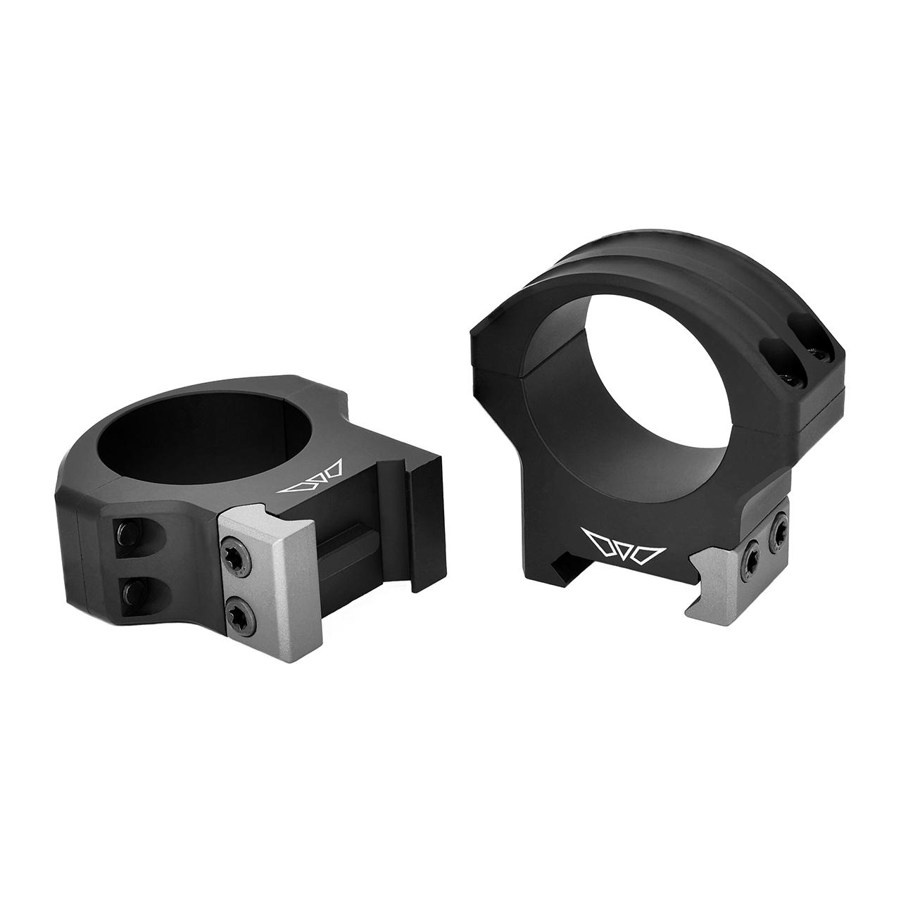 Warne Hyperlite Rings 30mm Medium Matte Alloy - Precision Scope Mount - View 2