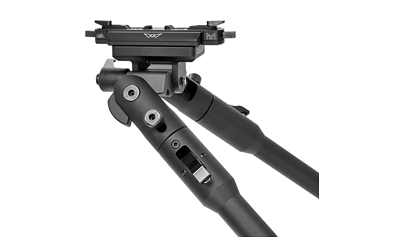Warne 7914M Skyline Lite Bipod Folding Black Aluminum/Steel - View 3