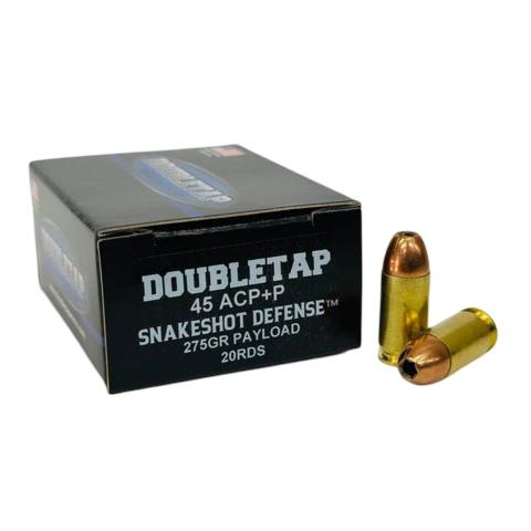 DoubleTap 45ASS20 Snake Shot 45ACP Ammo 20/Box 50/Case Brass - View 2