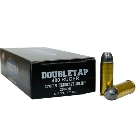 DoubleTap Ammunition 480R370H2 480 Ruger 370gr Hardcast Solid 20/Box - View 2