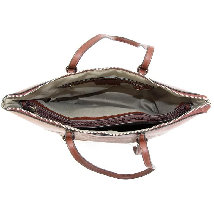 Cameleon 49195 Grace Concealed Carry Purse, Tan Leather, 4 Pockets - View 2