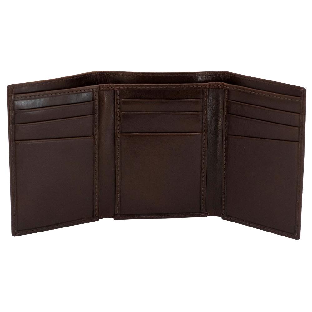 Smith & Wesson Tri-Fold Wallet Brown - View 2