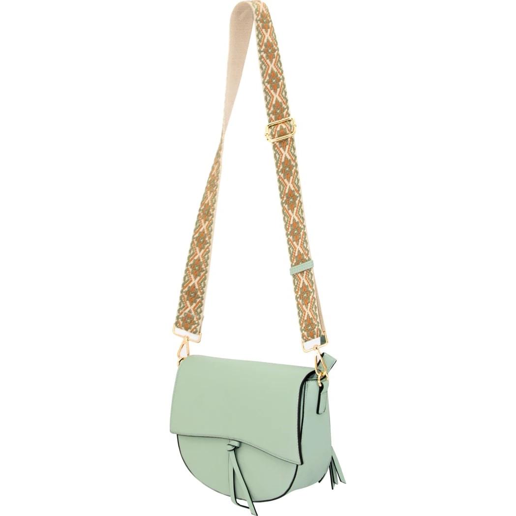 Cameleon 49628 Zoey Concealed Carry Purse Mint Leather Crossbody Bag - View 2