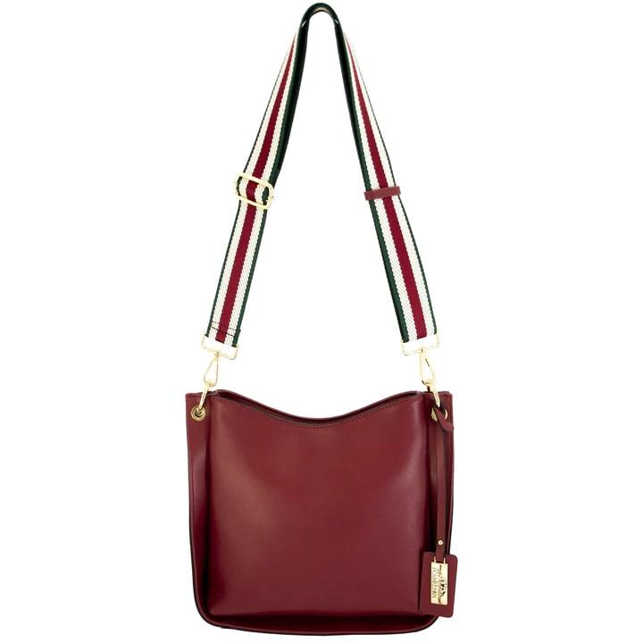 Cameleon 49633 Emma Concealed Carry Purse, Burgundy Leather - View 2