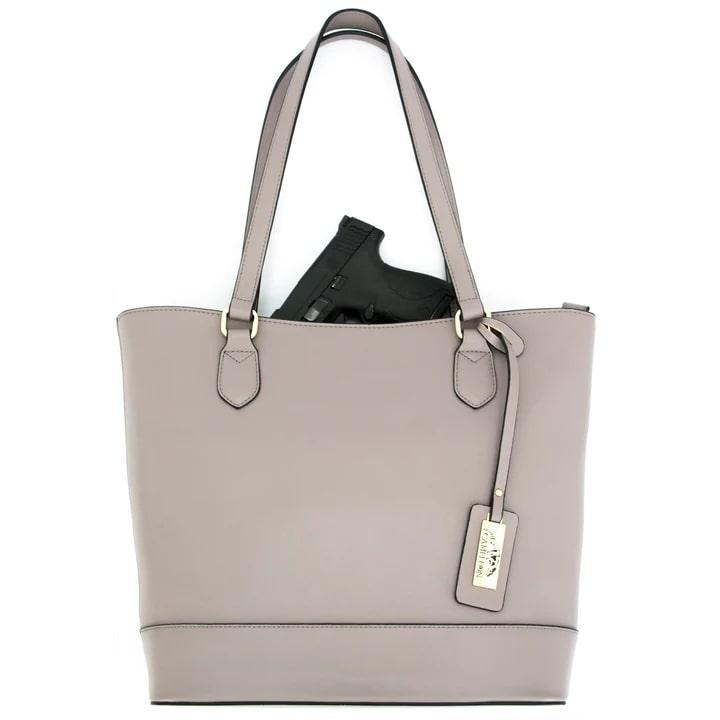 Rugged Rare 49635 Evelyn Concealed Carry Purse Smokey Purple 15.5"x12"x5" - View 2