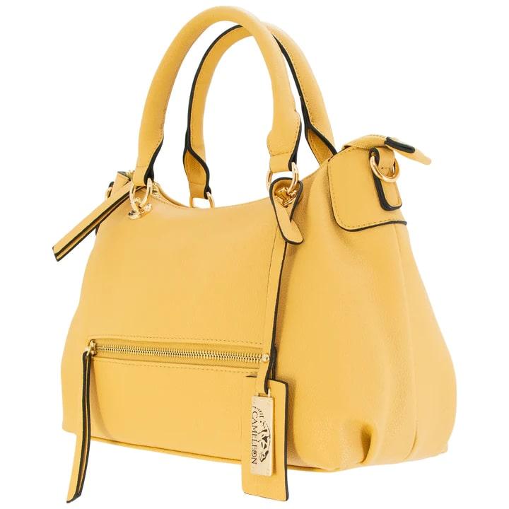 Rugged Rare 49666 Darcy Concealed Carry Handbag Biscuit Yellow - View 2