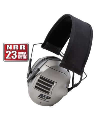 Smith & Wesson M&P Alpha Electronic Ear Muff 23 dB Gray Adjustable - View 2