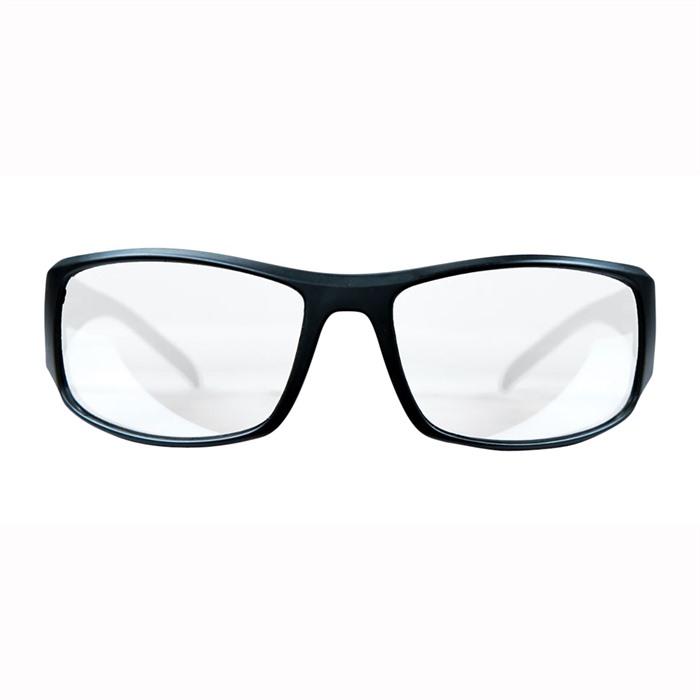 M&P 110168 Thunderbolt Shooting Glasses Clear Mirror Lens Black Frame - View 2