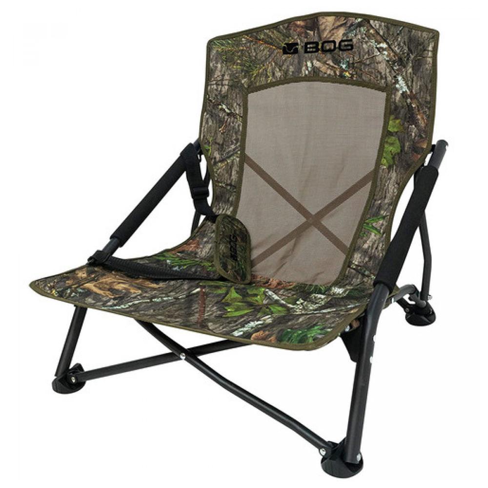 BOG Low-Profile Turkey Chair, Lightweight Aluminum, Mossy Oak Obsession, 300lb Capacity, 6.5lbs - View 2