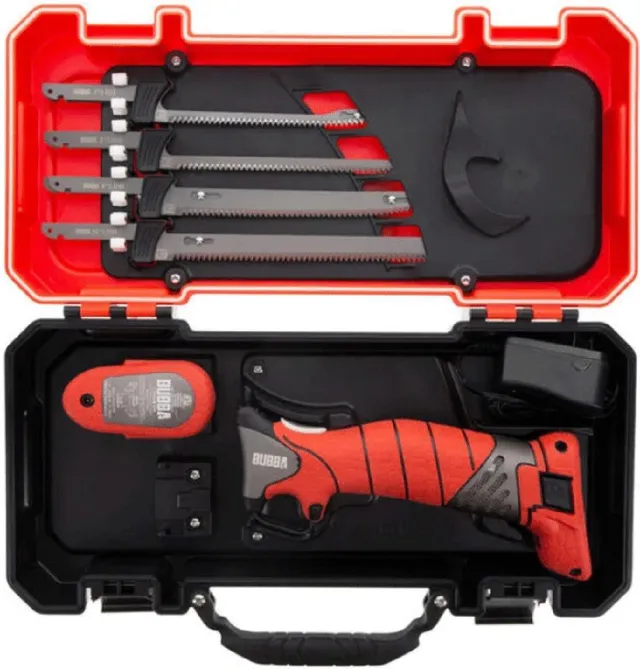 Bubba Blade Pro Series Cordless Electric Fillet Knife - Brushless Motor, 4 Titanium-Nitride Coated Blades, Premium Storage Case - View 2