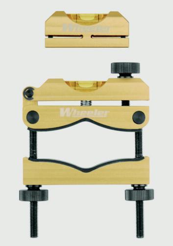 Wheeler 119050 Pro Reticle Leveling System, Black/Yellow Aluminum, Precision Scope Alignment Tool with Protective Case - View 2