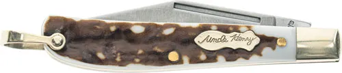 Uncle Henry Next Gen Roadie Knife: 2.2" Blade, 5.1" Length, Staglon Handle, 0.9oz Lightweight, 7cr17mov HC Stainless Steel - View 2