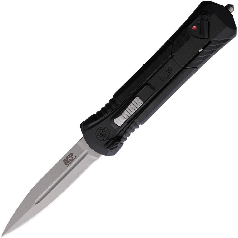 Smith & Wesson M&P OTF Folding Dagger 3.5" Aus-8 Spear Blade Black - View 2