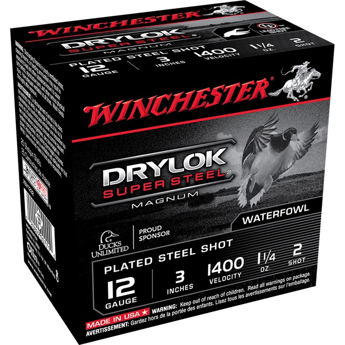 Winchester Ammo XSV1232 DryLock Super Magnum 12 Gauge 3" 1 1/4 oz 1400 fps 2 Shot 25 Bx/10 Cs - View 2