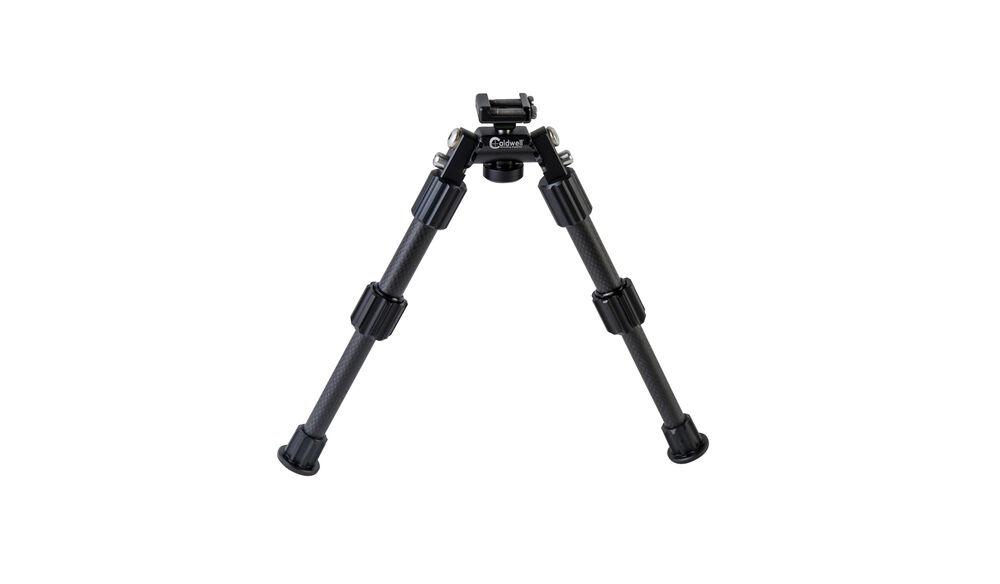 Caldwell Accumax 1081952 Premium Bipod, Adjustable 6-9", Carbon Fiber, Pic Rail Mount, Black - View 2