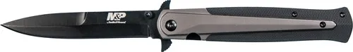 Smith & Wesson M&P Tactical Stiletto 4 in Stainless Steel Blade Black/FDE - View 2