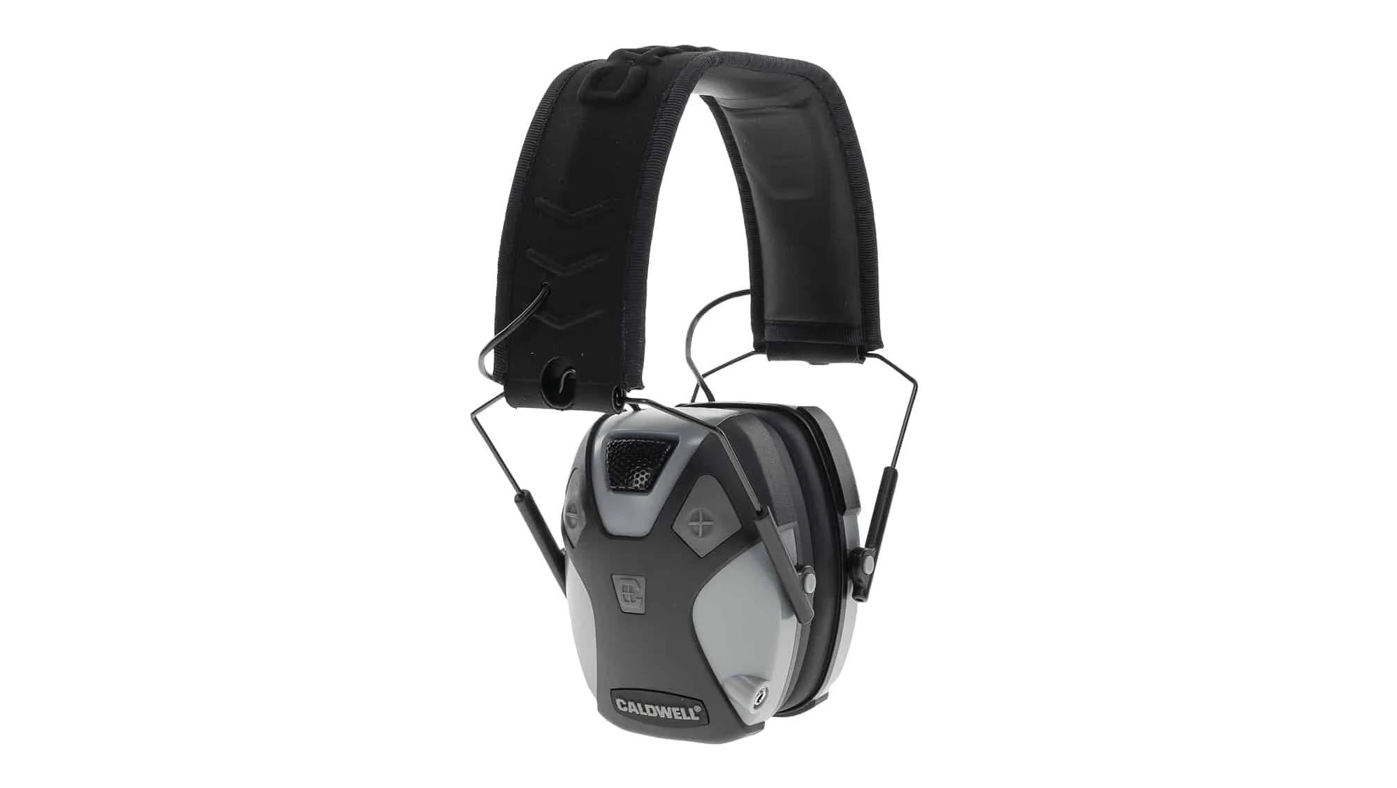 Caldwell E-Max Pro 1099602: High-Quality Stereo Sound, 23dB Noise Reduction, Low-Profile Design, Gray/Black - View 2