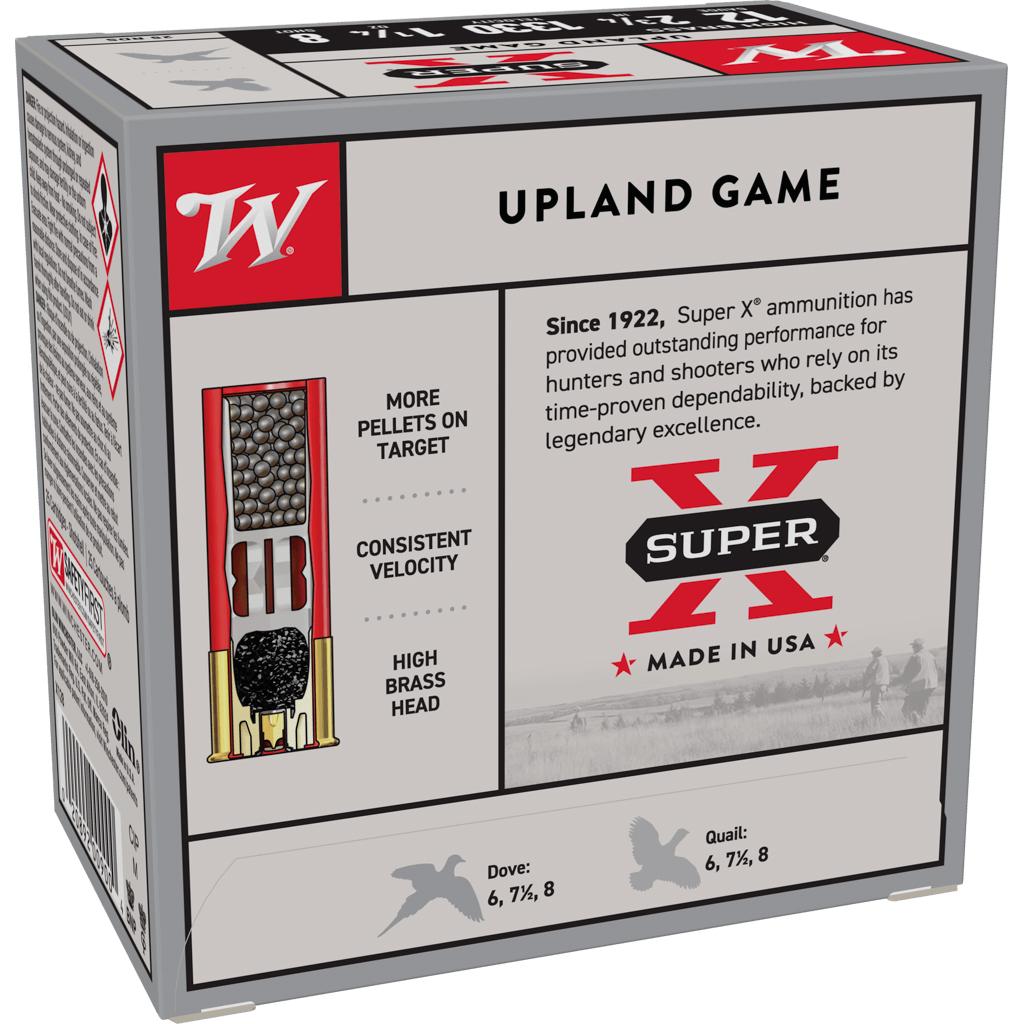 Winchester Ammo X128 Super X Heavy Game Load High Brass 12 Gauge 2.75" 1 1/4 oz 1330 fps 8 Shot 25 Bx/10 Cs - View 2