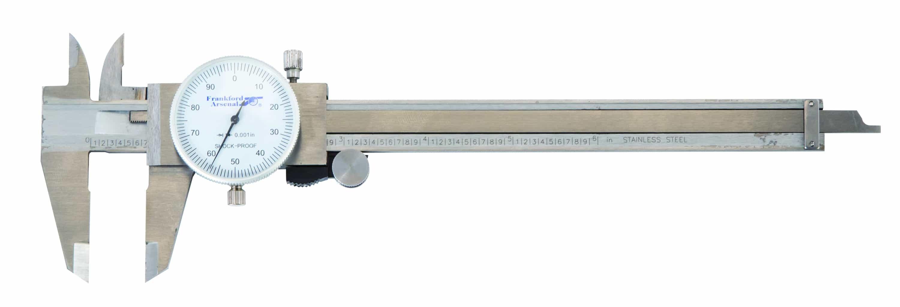 Frankford Arsenal 516503 Stainless Steel Dial Caliper 6" with Case - View 2