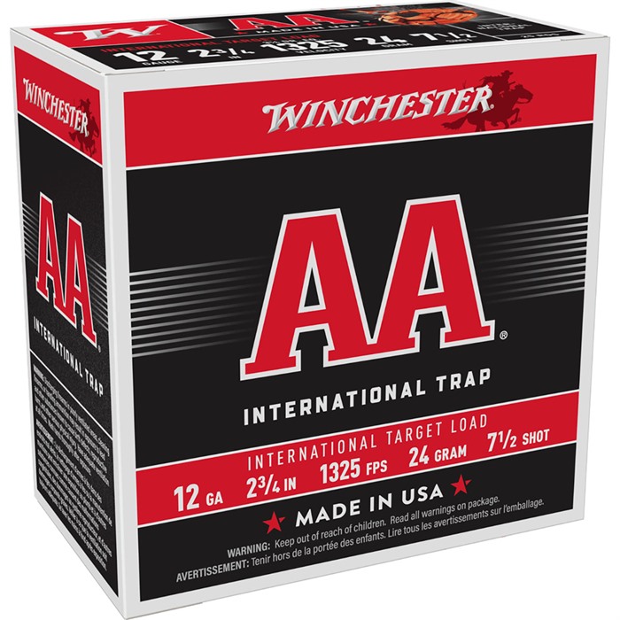 Winchester Ammo AANL127 AA International Target 12 Gauge 2.75" 7/8 oz 1325 fps 7.5 Shot 25 Bx/10 Cs - View 2