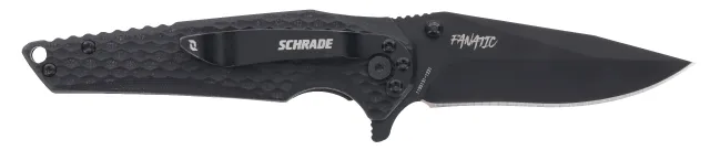 Schrade Fanatic Folding Knife 3.4" Blade Lightweight Tactical Design - View 2
