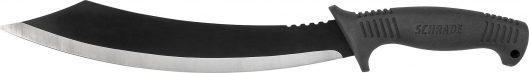 Schrade Decimate Parang 11.75" 3Cr13 Steel Rubberized Handle Black - View 2