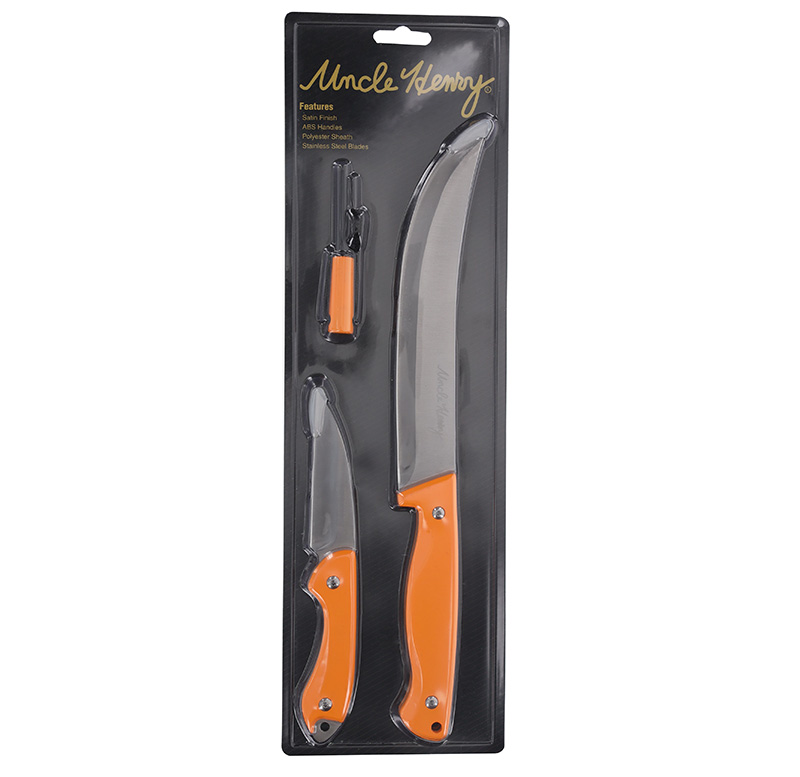 Uncle Henry 1183292 2-Piece Fillet/Skinner Set, 7" Blade, Ferro Rod - View 2