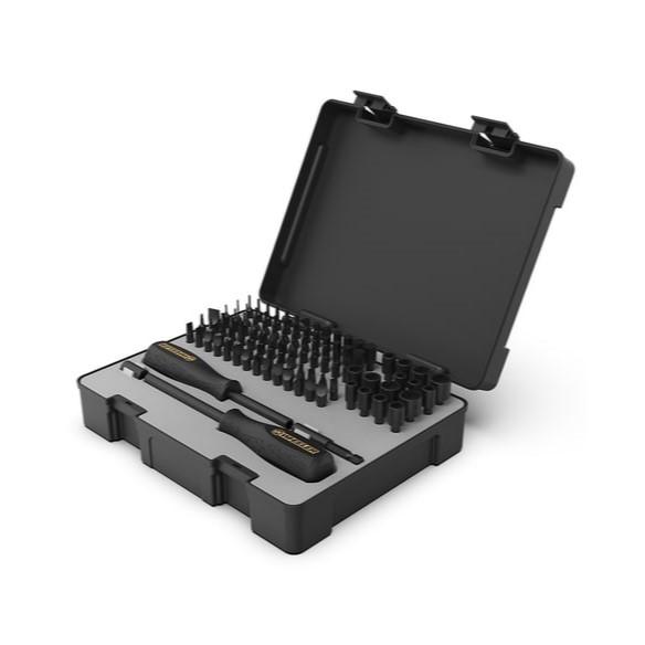 Wheeler 4001003 Screwdriver Set 100 Pieces Black Rubber Handles - View 2