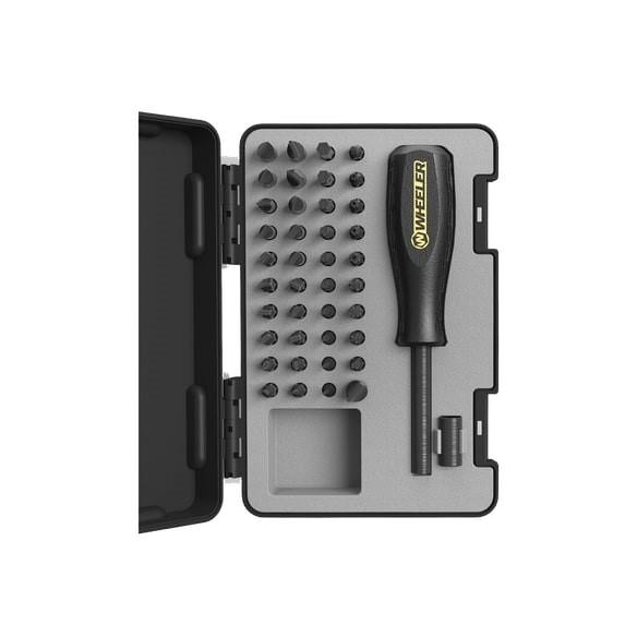 Wheeler 43-Piece Gunsmithing Screwdriver Set, Black, Rust-Resistant, Comfort Grip, Organized Case - View 2