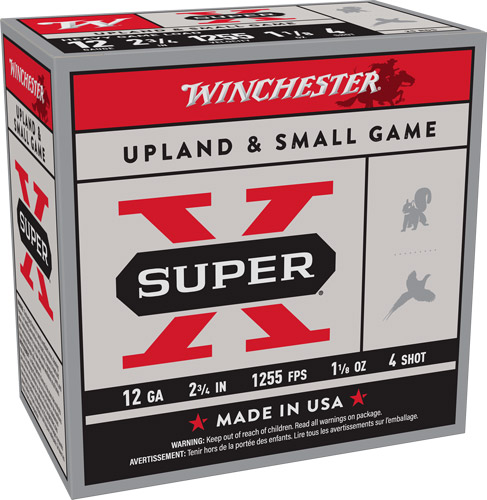 Winchester Super-X 12 Ga 2.75" #4 Lead 1.125 oz 1255fps - View 2