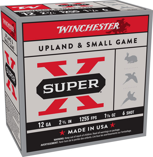 Winchester Super-X 12 Ga 2.75" #6 Lead 1.125 oz 1255fps - View 2