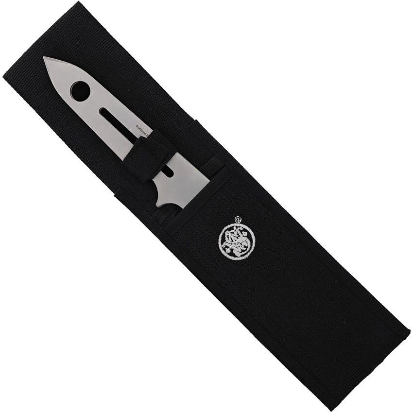 Smith & Wesson Bullseye Throwing Bowie Knife 7 Fixed Blade Silver - View 2