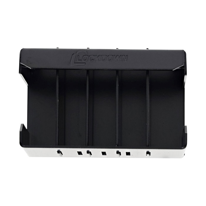 LOCKDOWN SAFE & SECURITY ACC. SECUREWALL MAGAZINE RACK FOR PISTOL MAGAZINES BLACK - View 2
