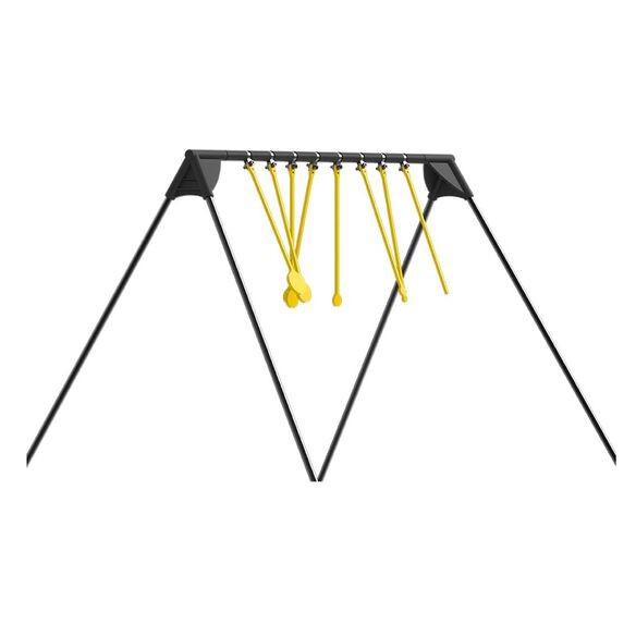 Caldwell 4002310 Rimfire KYL AR500 Steel Target Set, 8 Black/Yellow Targets - View 2