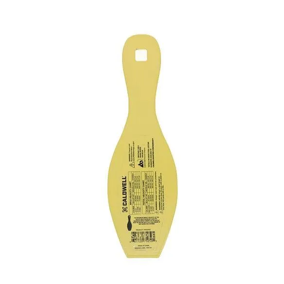 Caldwell AR500 1/4" Rimfire/Handgun Bowling Pin Target Yellow 4002312 - View 2