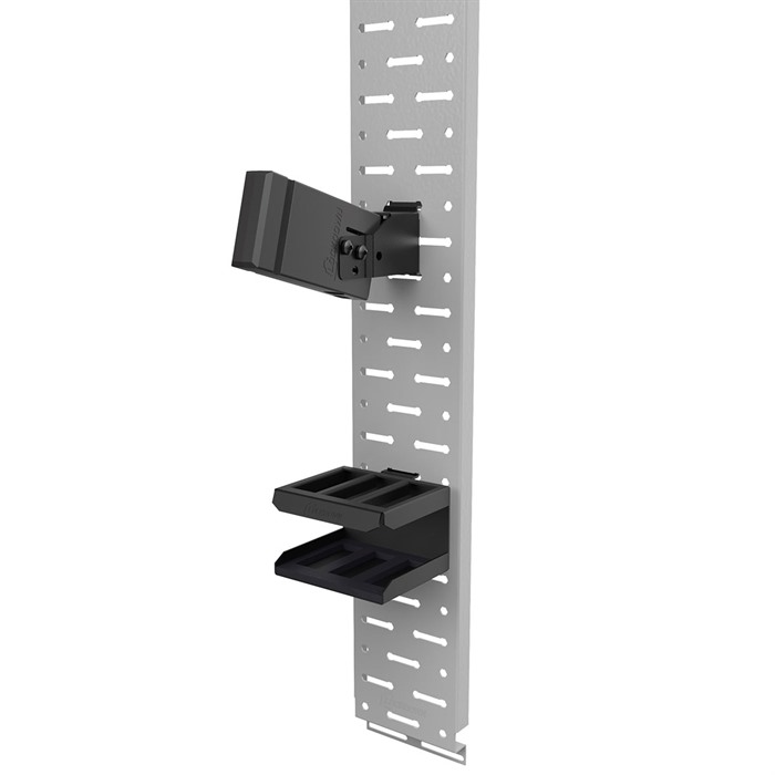 Lockdown 1207445 Securewall AR-15 Storage Kit Black/Silver 16 Gauge Steel - View 3