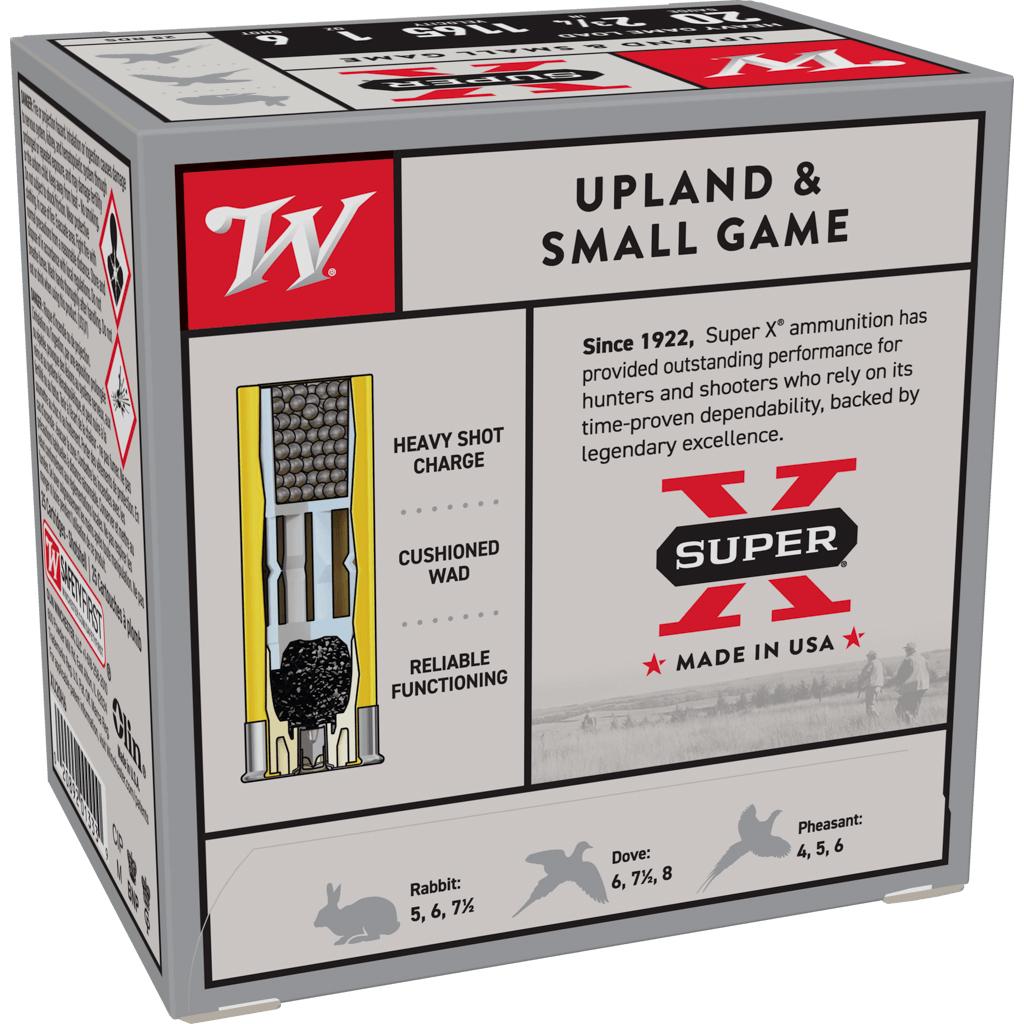 Winchester Super X Heavy Game Load 20 Gauge 2.75" 1 oz 1165 fps 6 Shot Ammo - View 2