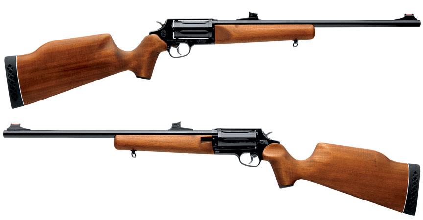 Rossi SCJ4510 Circuit Judge Rifle - Versatile .45 Colt/.410 Ga, 18.5" Barrel, Hardwood Stock, Red Fiber Optic Sight - View 2